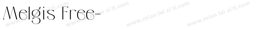 Melgis Free字体转换